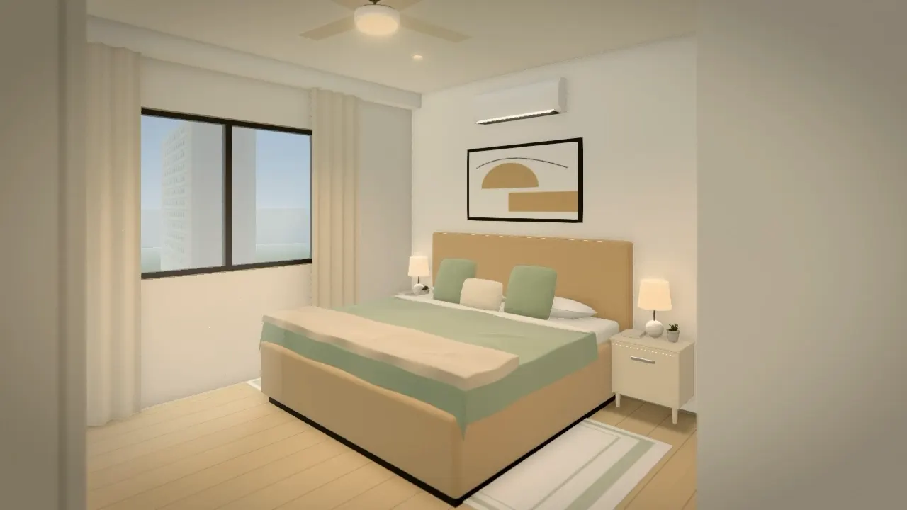 The main bedroom